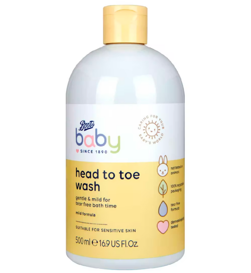Boots Baby Head to Toe Wash