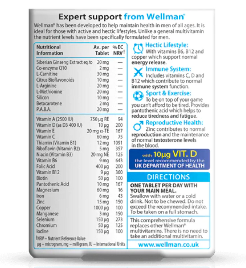 Vitabiotics Wellman Original – Medoget