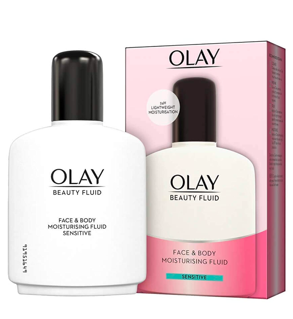 Olay Beauty Fluid Face & Body Moisturiser - Sensitive Skin