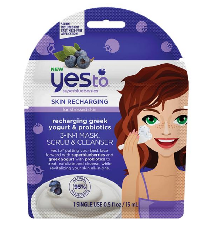 Yes To Super Blueberries Smoothing Hair Clay Mask