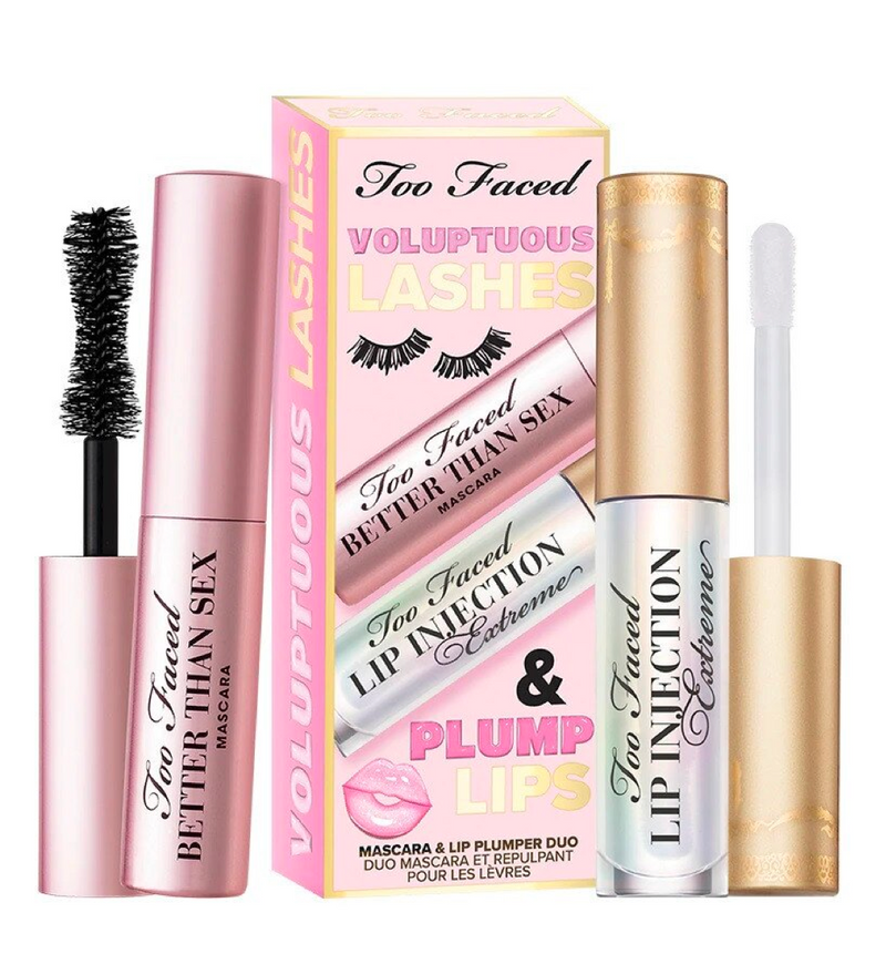 Too Faced Voluptuous Lashes & Plump Lips Mascara & Lip Duo Gift Set