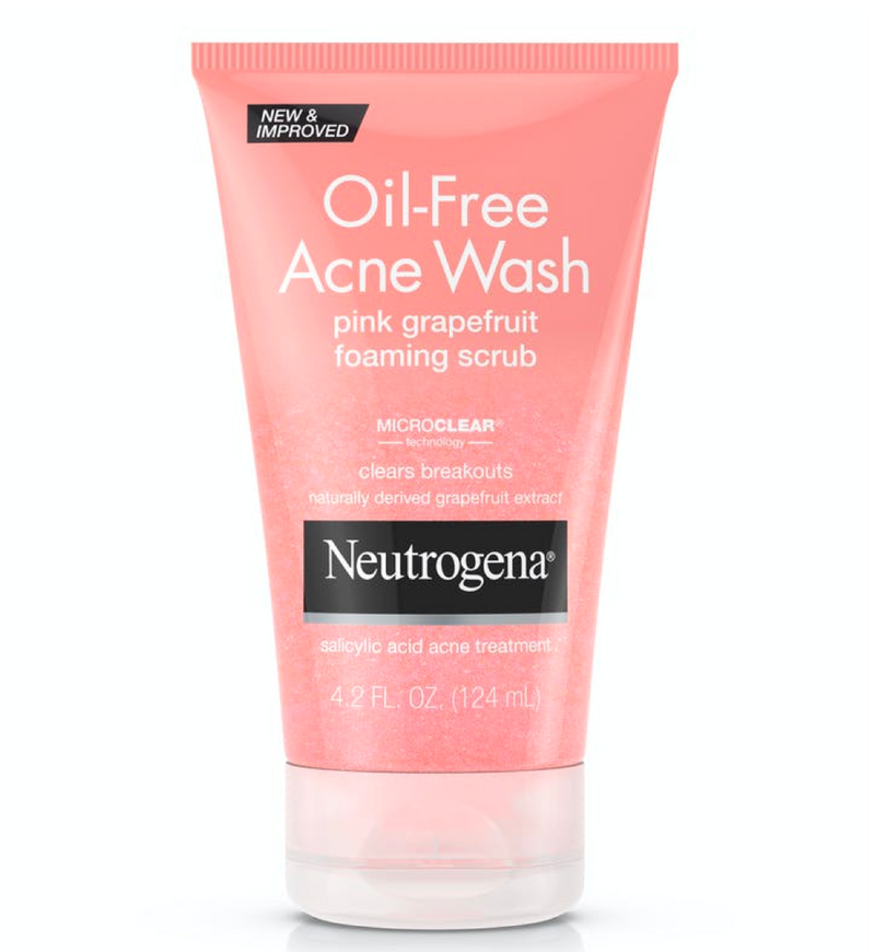 Neutrogena Oil-Free Acne Wash Foaming Scrub - Pink Grapefruit