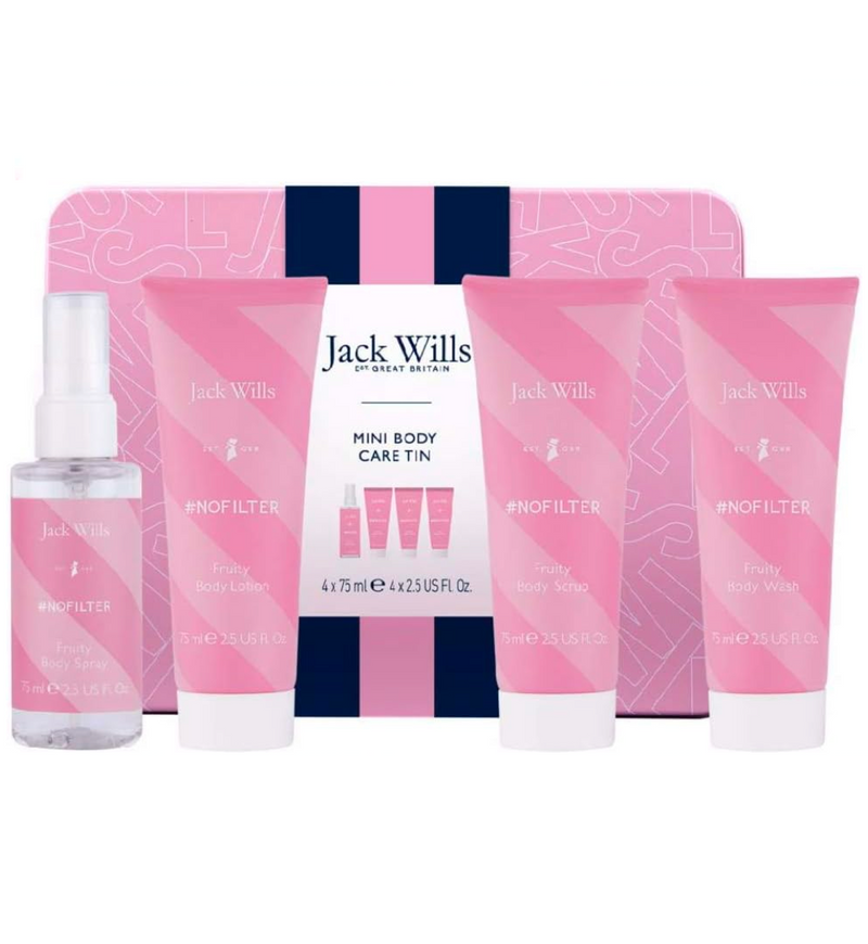 Jack Wills Mini Body Care Tin Gift Set