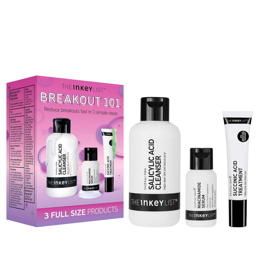 The Inkey List. Set The Inkey List Breakout 101 Skincare Set
