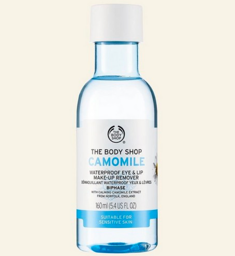 The Body Shop Camomile Waterproof Eye and Lip Makeup Remover