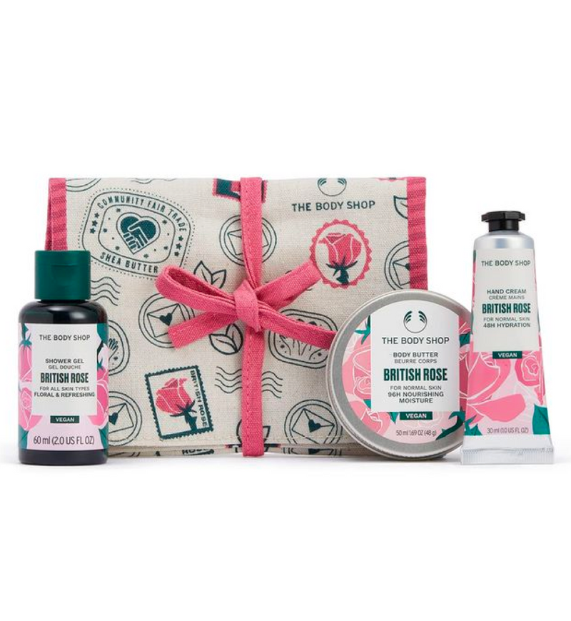 The Body Shop Bloom & Glow British Rose Mini Gift Set