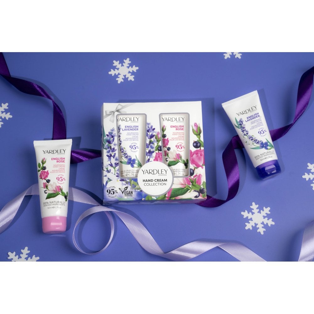 Yardley London English Lavender & English Rose Hand Cream Set