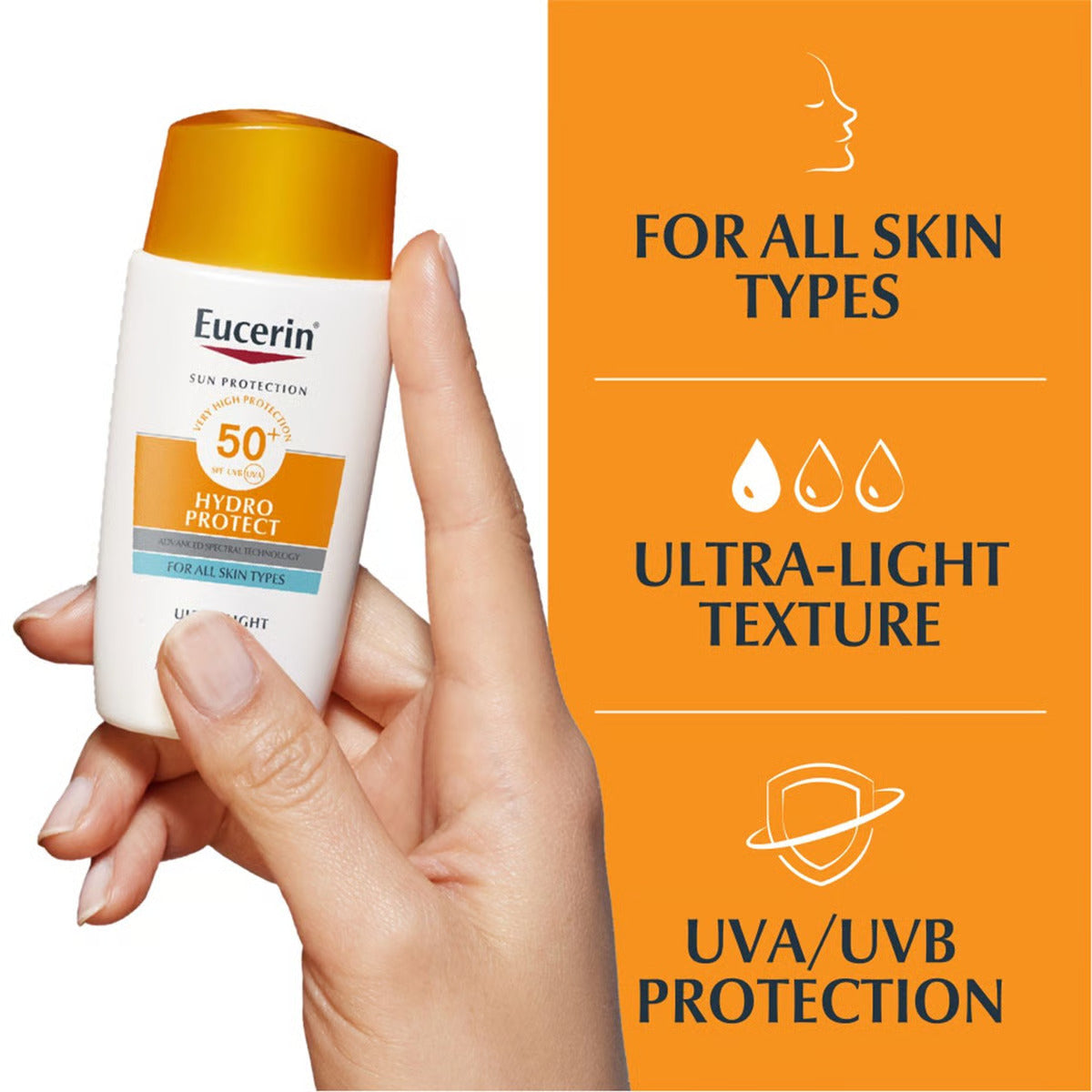 Eucerin Sun Protection SPF 50 UVB Hydro Protect Ultralichte Fluid