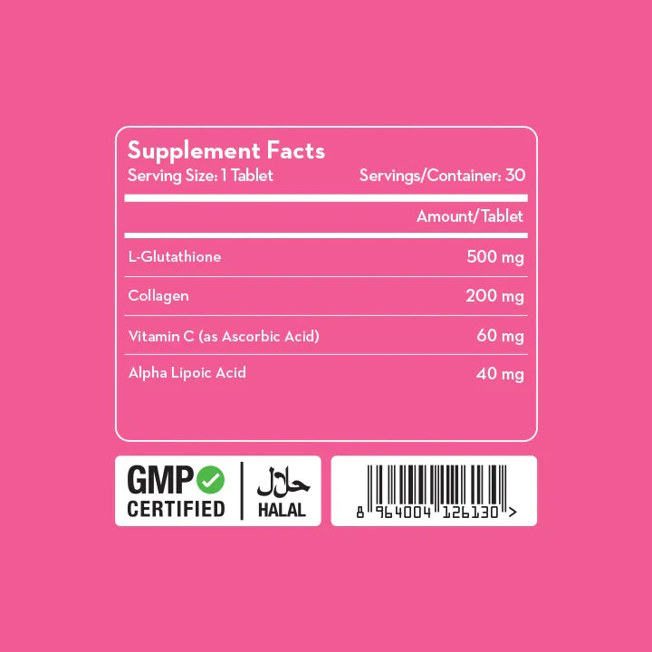 Versus Glow Getter Glutathione Tablets Versus Glow Getter Glutathione Tablets