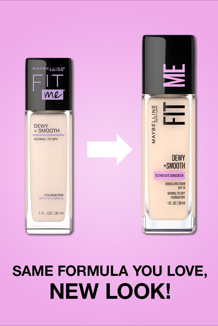 Maybelline Fit Me® Dewy + Smooth Liquid Foundation Medoget