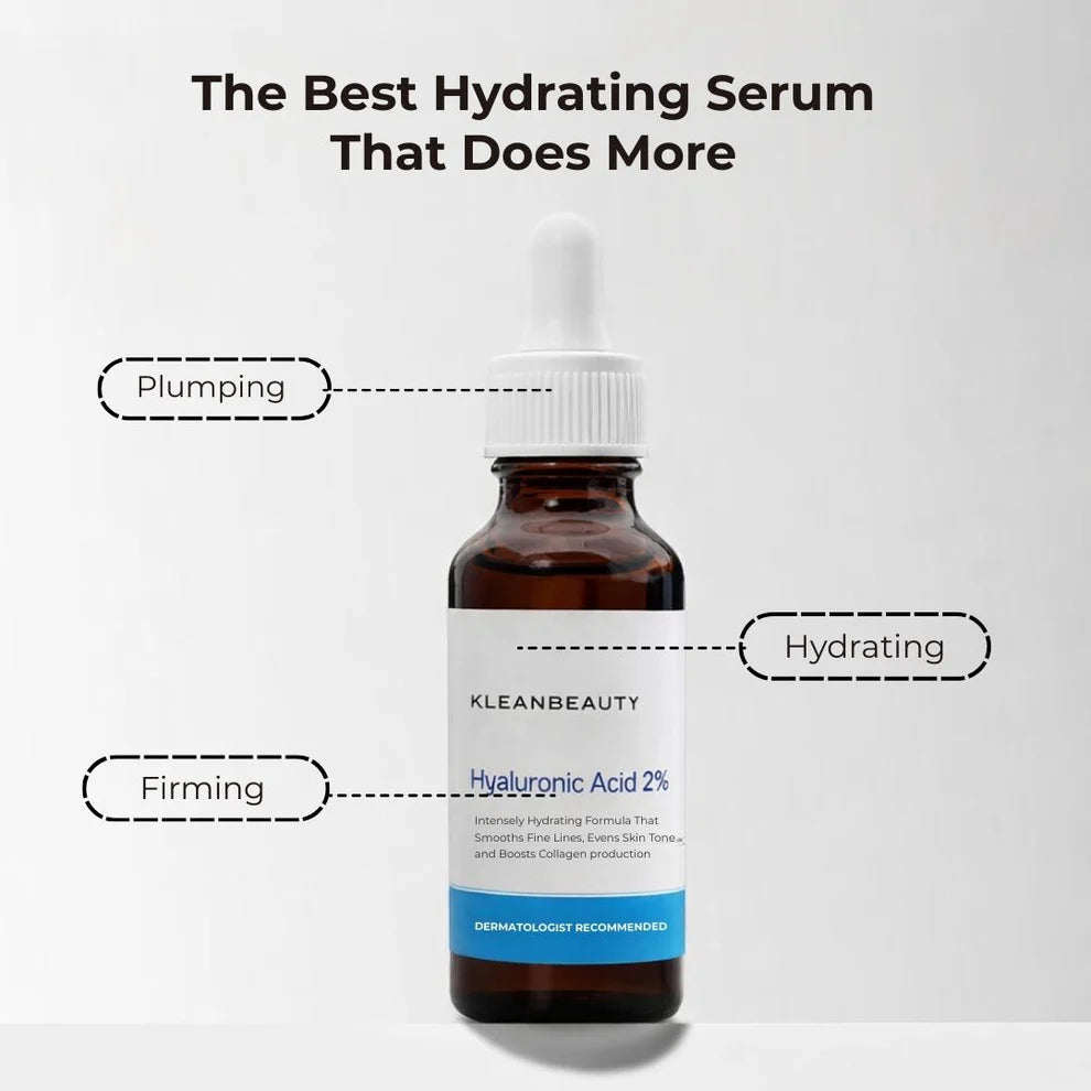 Klean Beauty Hydrating Hyaluronic Acid Serum