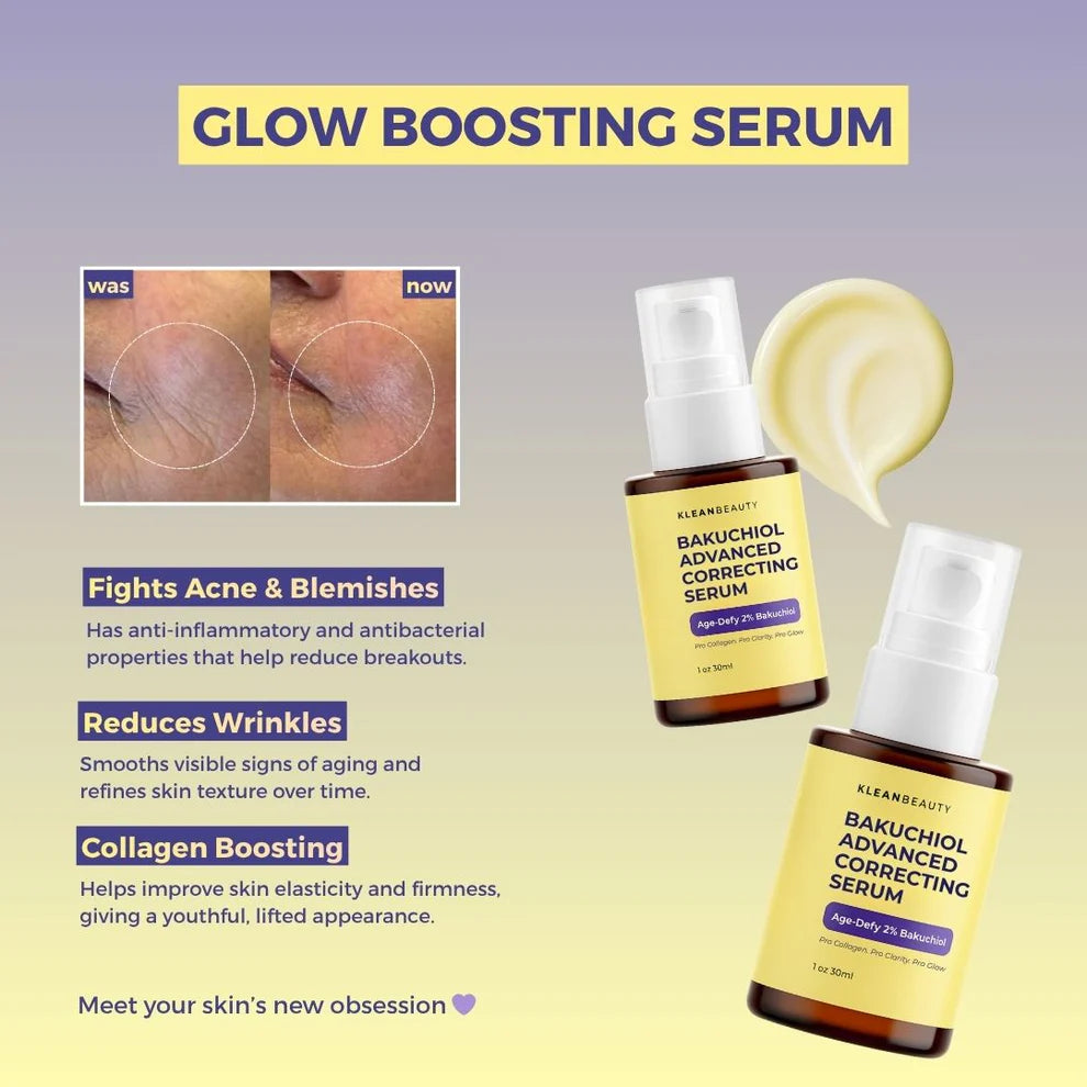 Klean Beauty Bakuchiol Advanced Correcting Serum