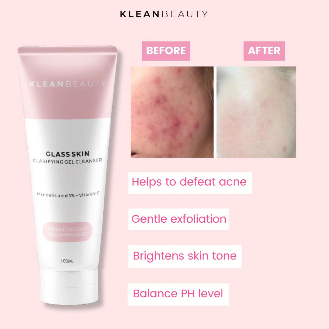 Klean Beauty Glass Skin Clarifying Gel Cleanser