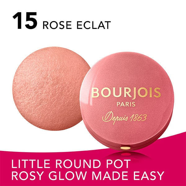 Bourjois Little Round Pot Blush - 15 Rose Eclat