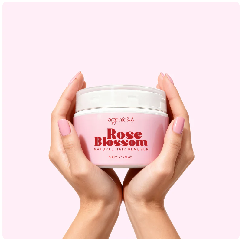 Organic Lab Rose Blossom Body Waxing Kit