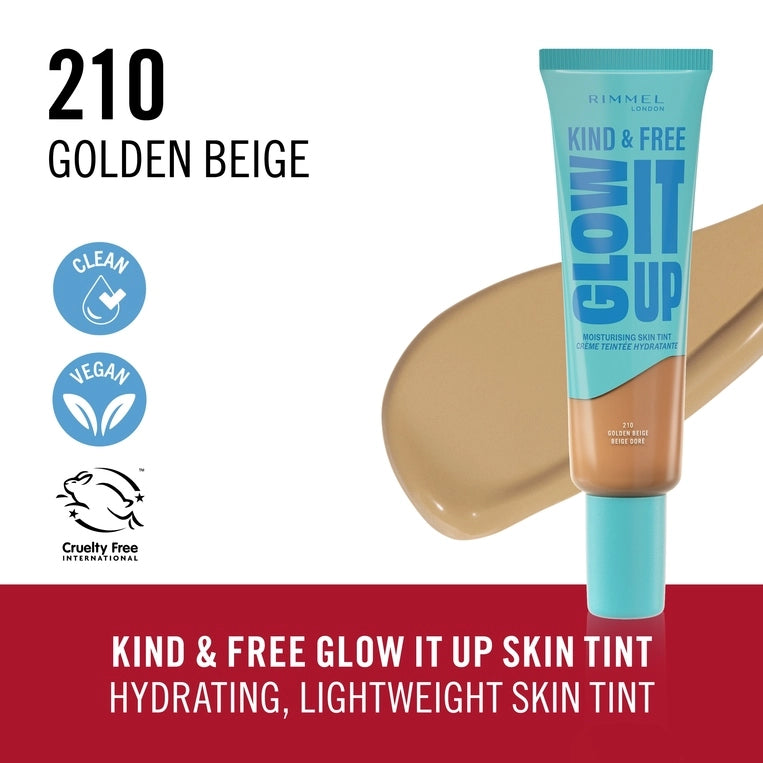 Rimmel London Kind & Free Glow It Up Moisturizing Skin Tint