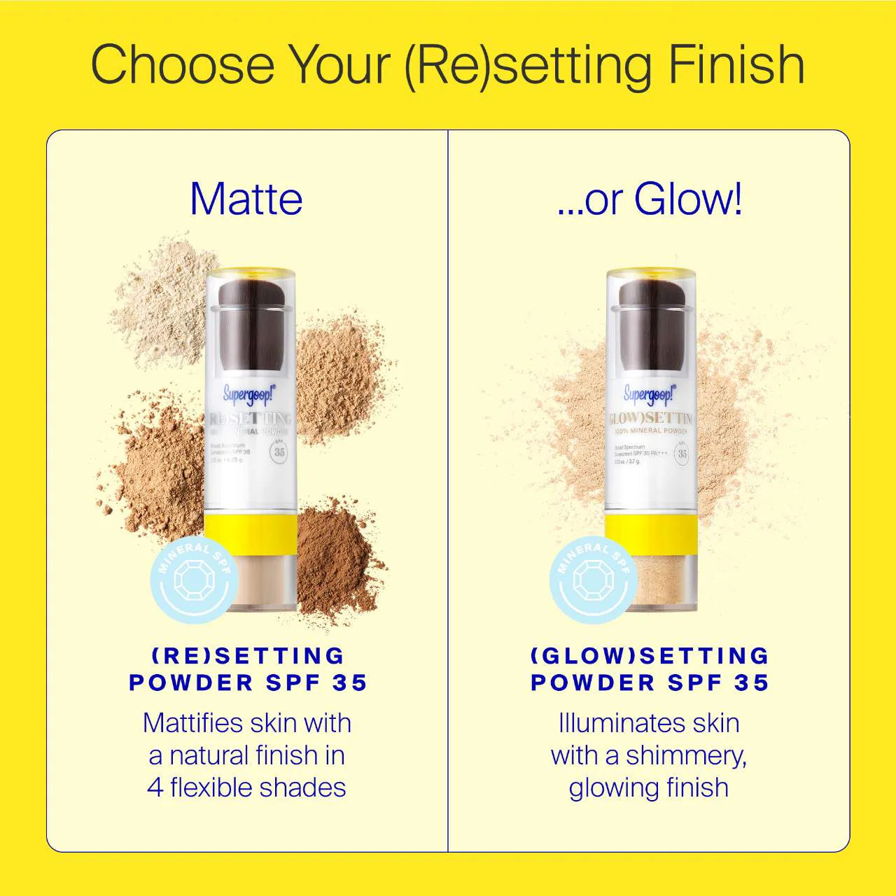 Supergoop (Re)setting 100% Mineral Powder SPF 35