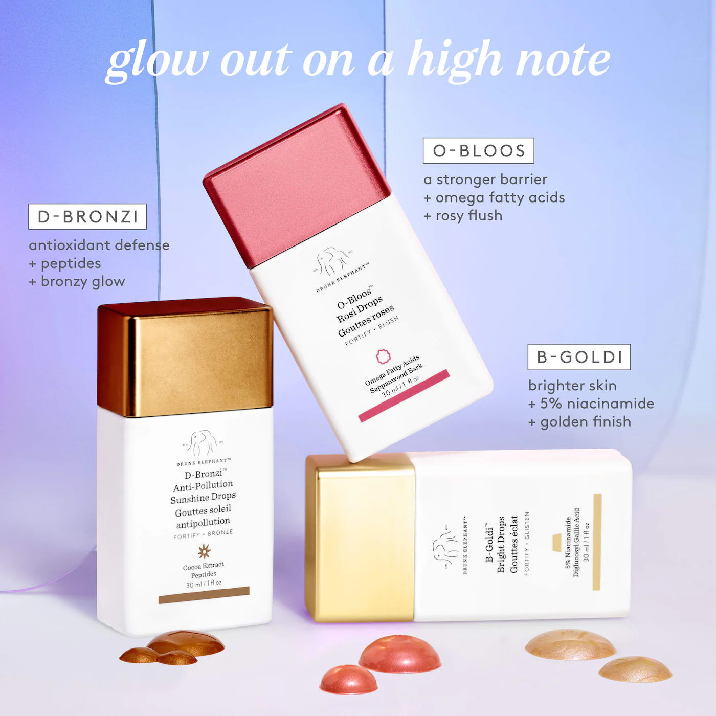 Drunk Elephant B-Goldi™ Bright Illuminating Drops with 5% Niacinamide