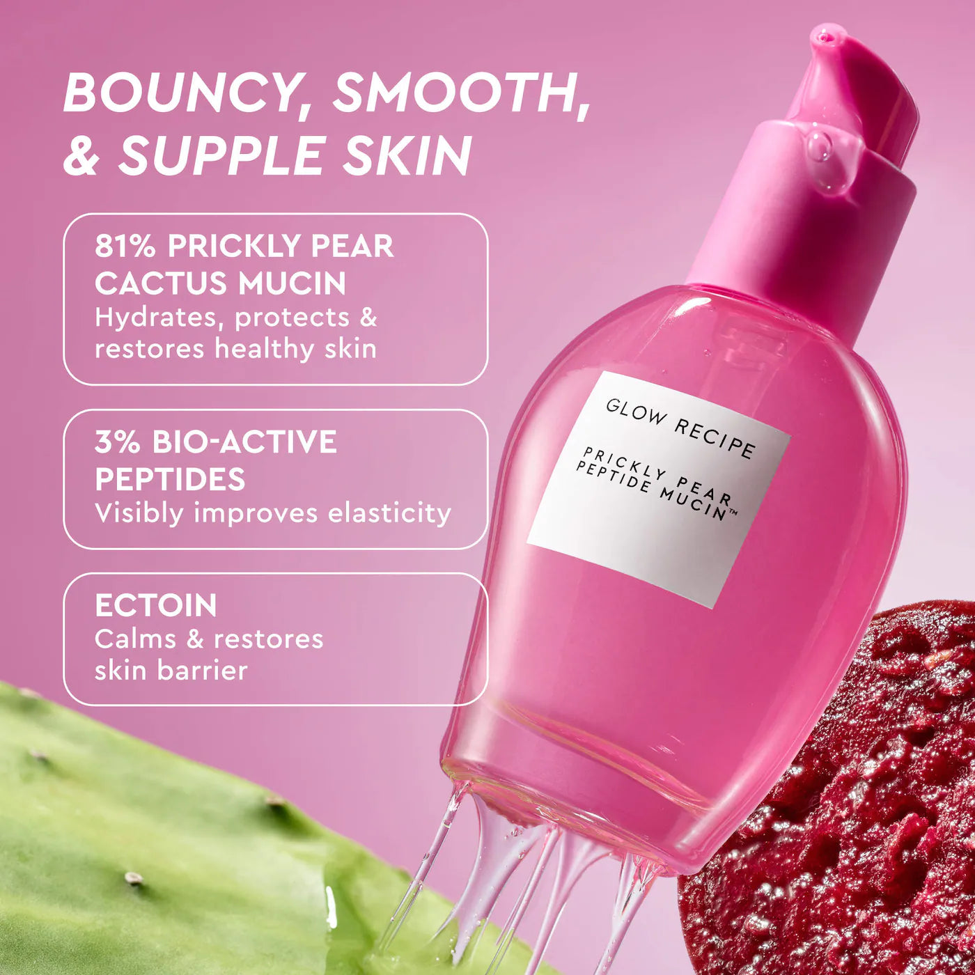 Glow Recipe Prickly Pear Peptide Mucin Serum