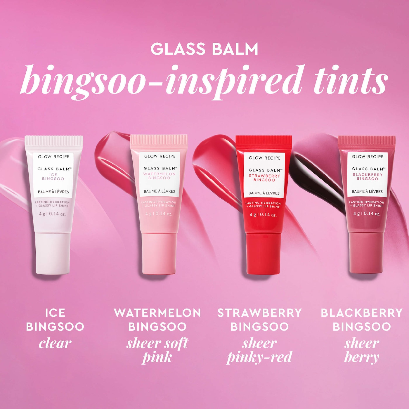 Glow Recipe Mini Glass Balm Lip Treatment Gift Set