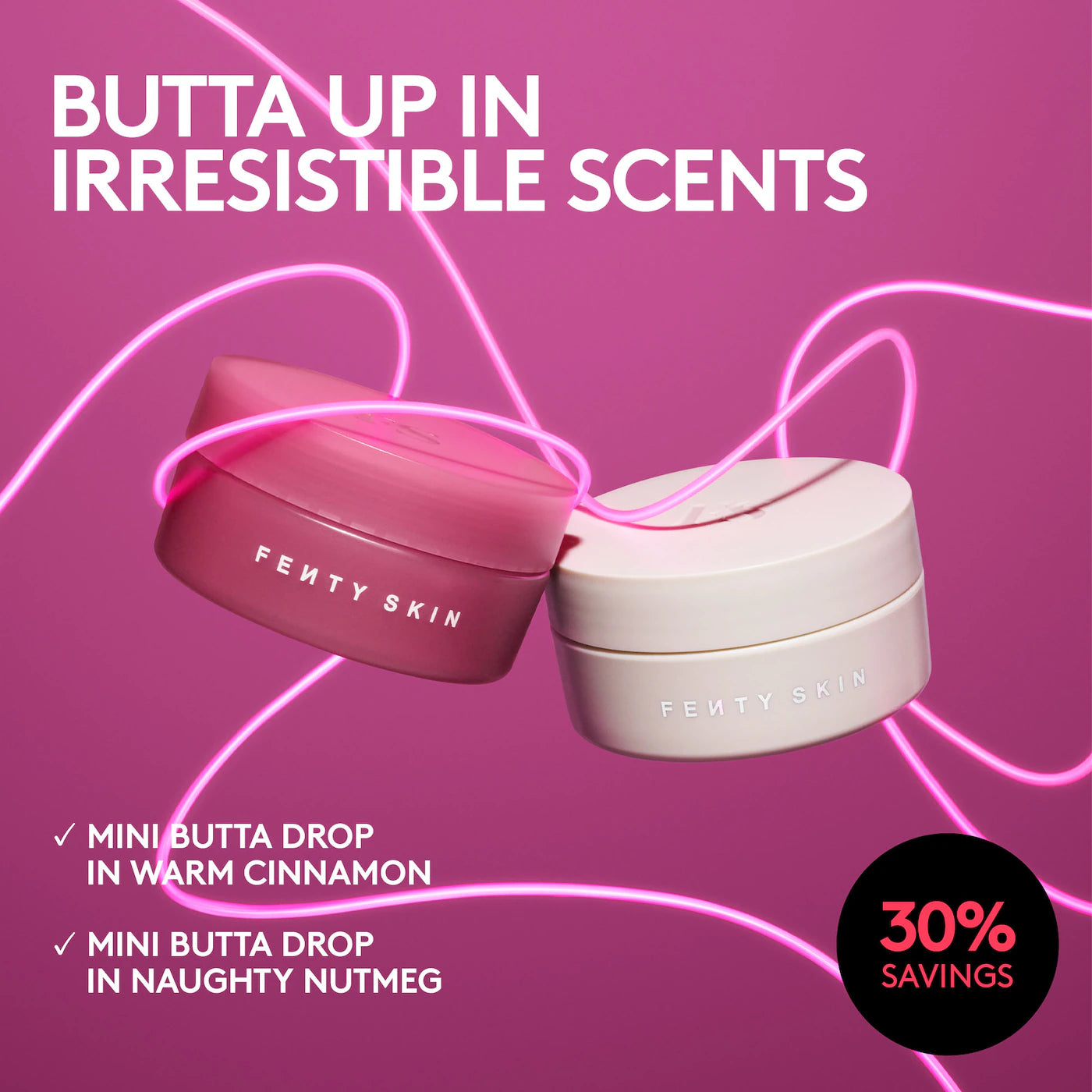 Fenty Skin Lil Butta Dropz Mini Whipped Oil Body Cream Duo