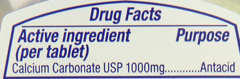 Tums Antacid Chewable Tablets Tropical Fruit