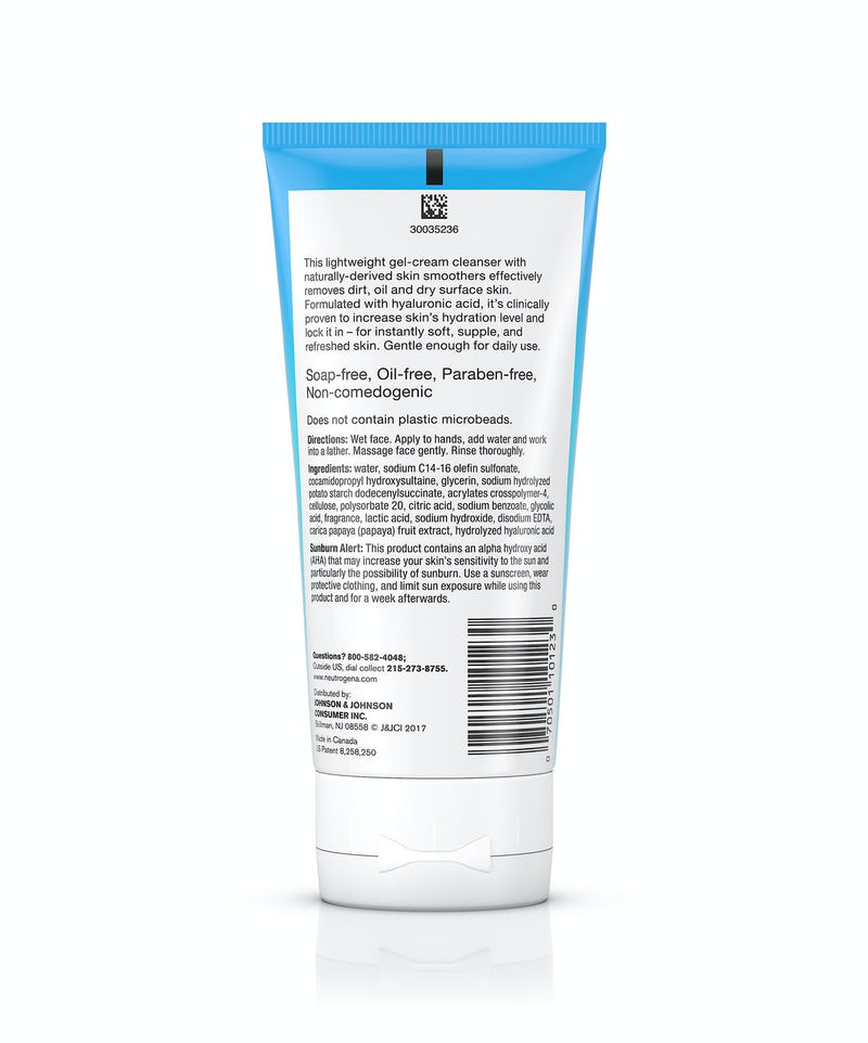 Neutrogena Hydro Boost Daily Gel Cream Exfoliating Cleanser