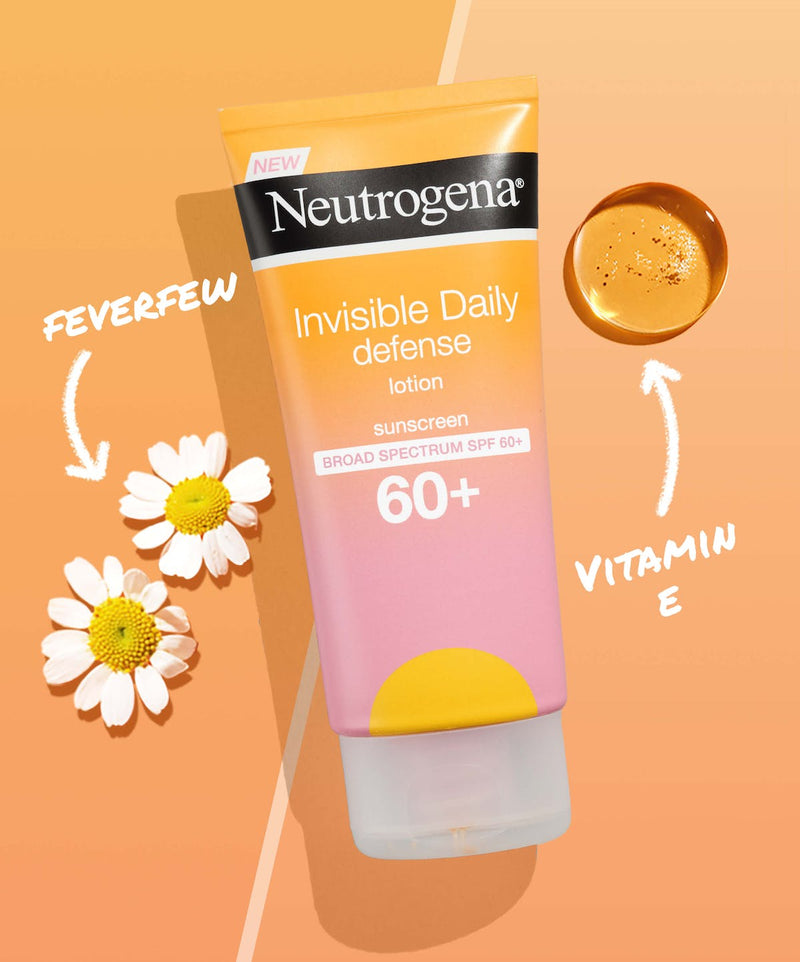 Neutrogena Invisible Daily Defense Sunscreen Lotion SPF 60+