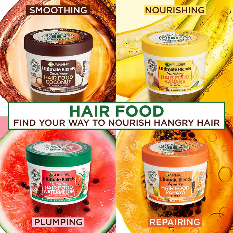 Garnier Ultimate Blends Hair Food Papaya & Amla 3-in-1 Repairing Hair Mask Treatment