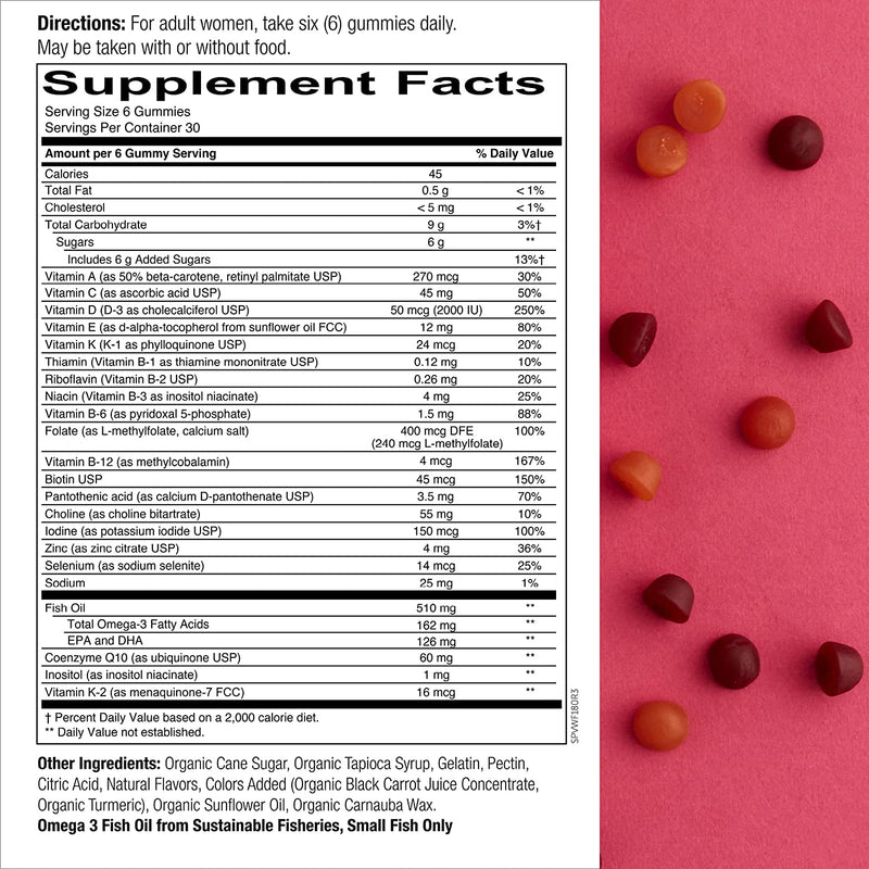 SmartyPants Women's Formula Multivitamin Gummies