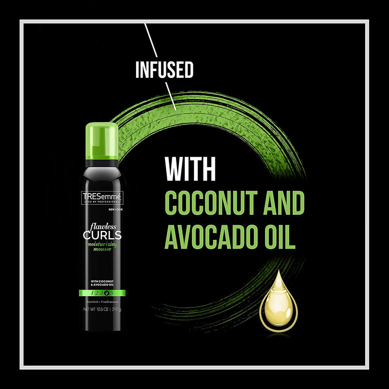 TRESemme Flawless Curls Moisturizing Hair Mousse with Coconut Oil