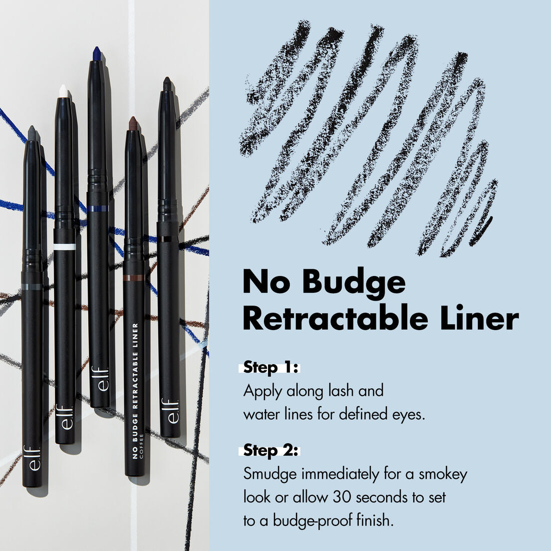 e.l.f. No Budge Retractable Eyeliner