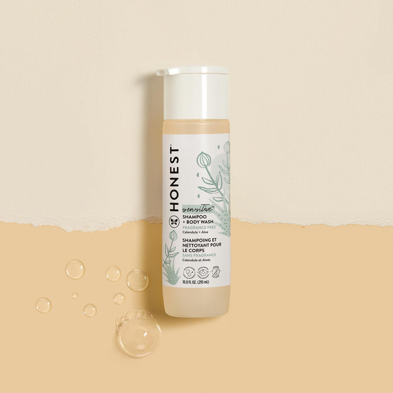 The Honest Co. Shampoo + Body Wash - Sensitive, Fragrance Free