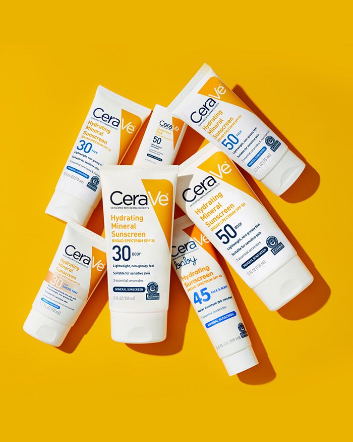 CeraVe Hydrating Mineral Sunscreen Body Lotion SPF 30
