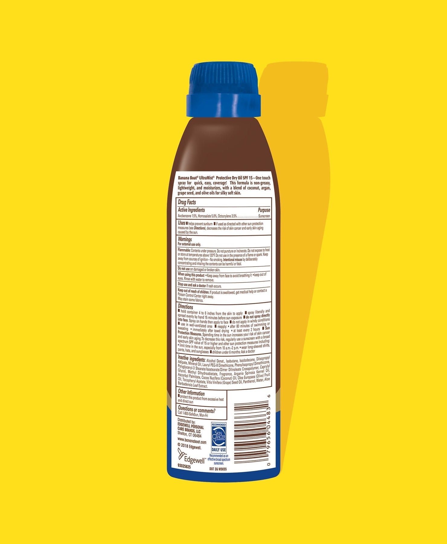 Banana Boat Dry Oil Spray SPF 15