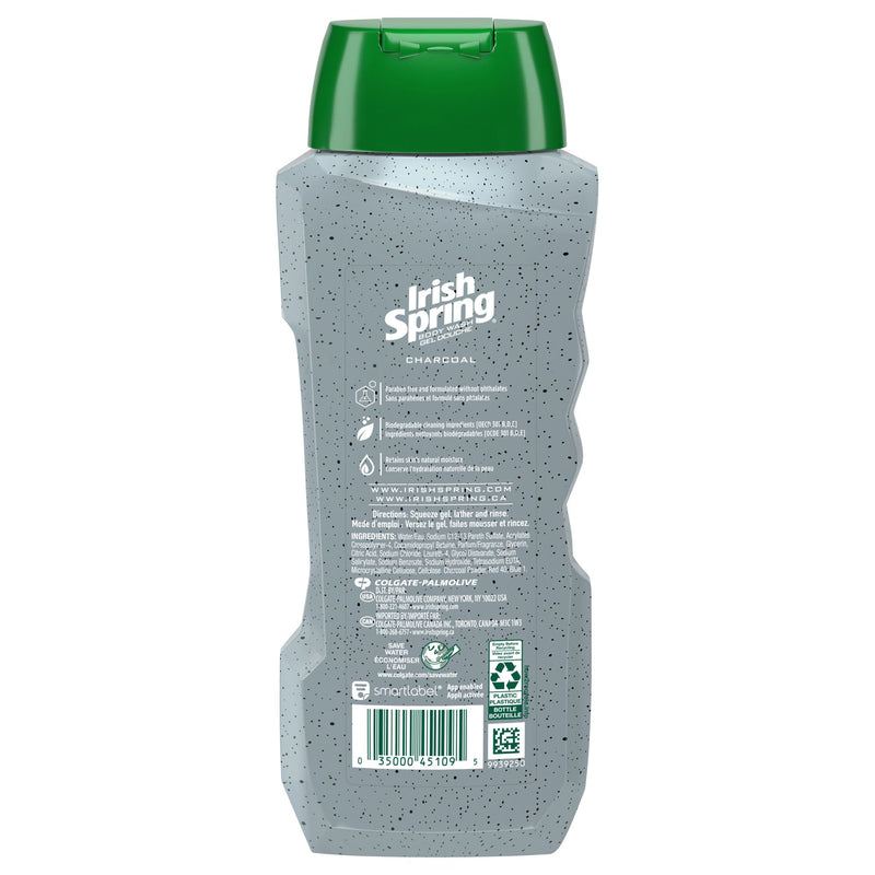 Irish Spring Charcoal Body Wash For Men Medoget