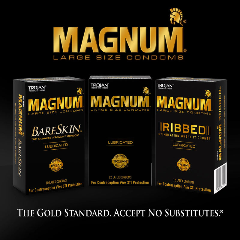 Trojan Magnum Thin Lubricated Condoms