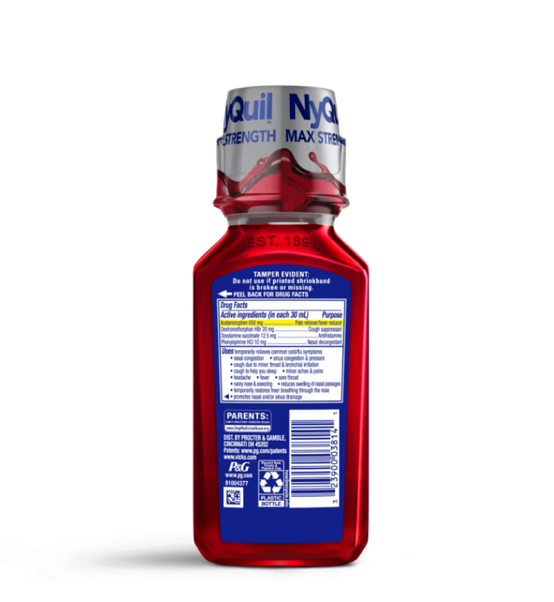 Vicks NyQuil Severe Berry Cold & Flu Relief Liquid