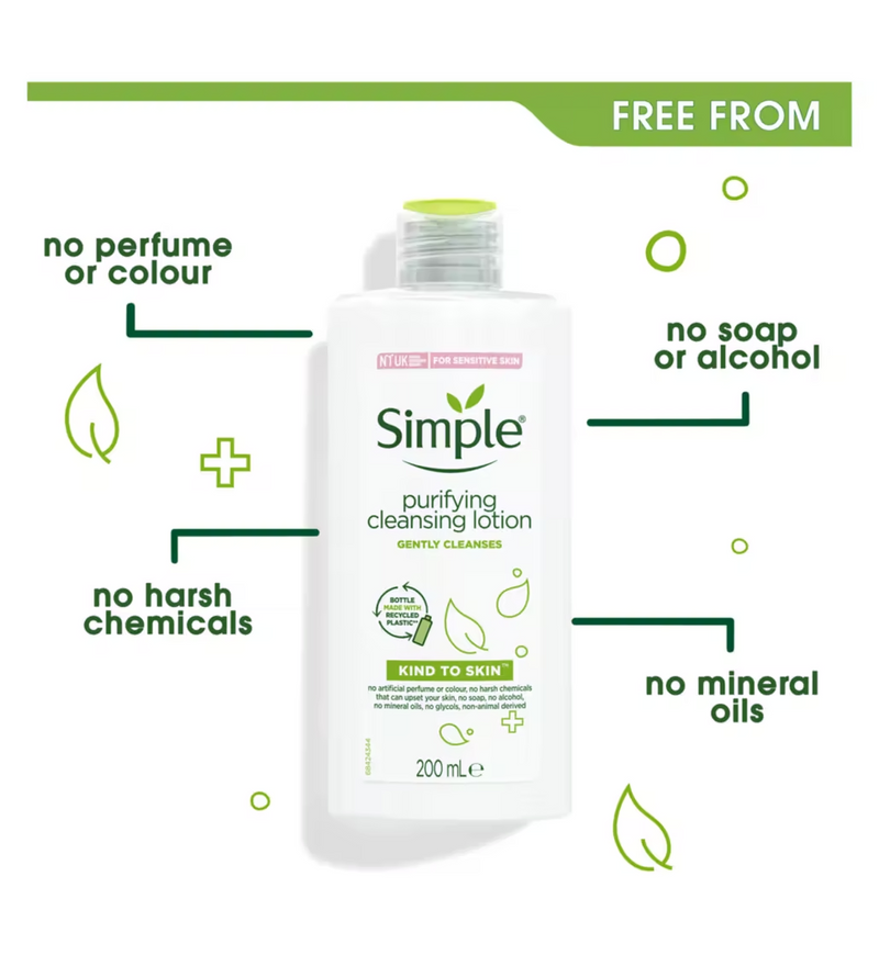 Simple Kind to Skin Purifying Cleansing Lotion