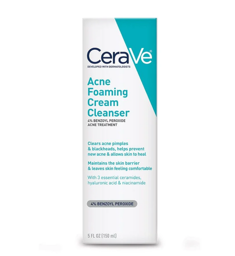 CeraVe Acne Foaming Cream Cleanser