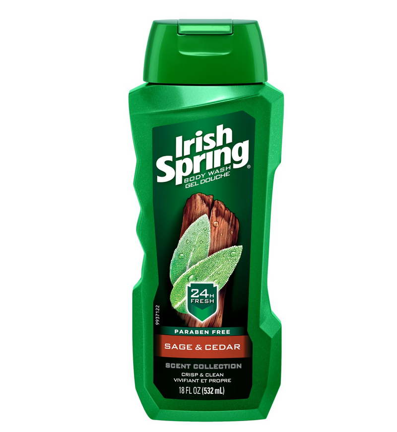 Irish Spring Sage & Cedar Body Wash For Men