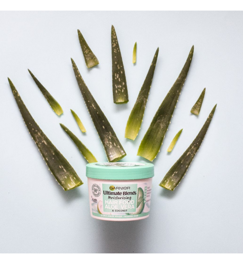 Garnier Ultimate Blends Hair Food Aloe Vera 3-in-1 Normal Hair Mask Treatment