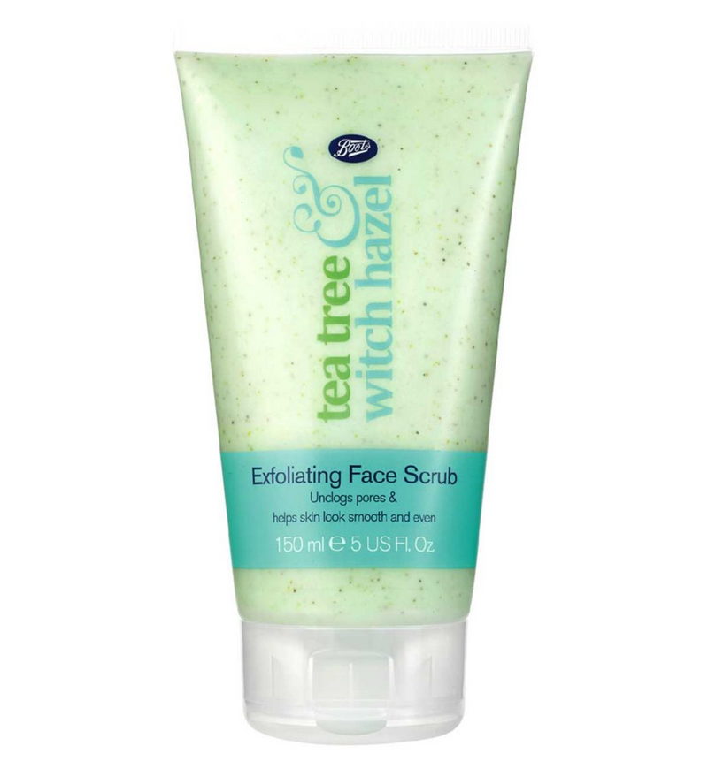 Boots Tea Tree & Witch Hazel Exfoliating Face Scrub