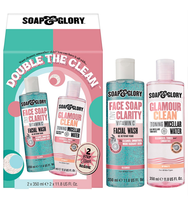 Soap & Glory Double The Clean Cleansing Duo Gift Set