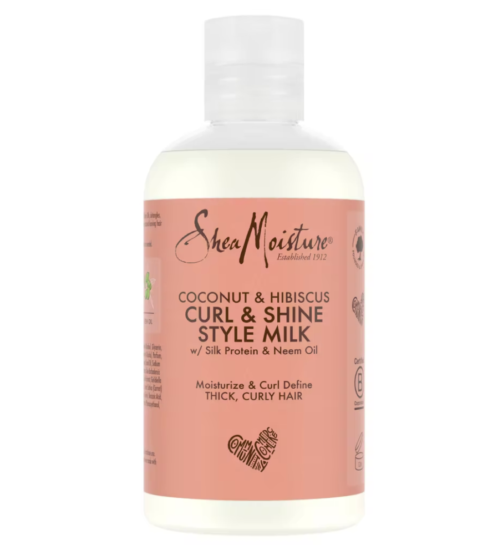 Shea Moisture Curl & Style Coconut & Hibiscus Hair Styling Milk