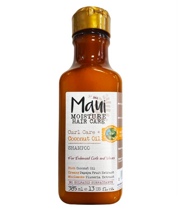 Maui Moisture Curl Care + Coconut Oil Shampoo for Enhanced Curls and Waves