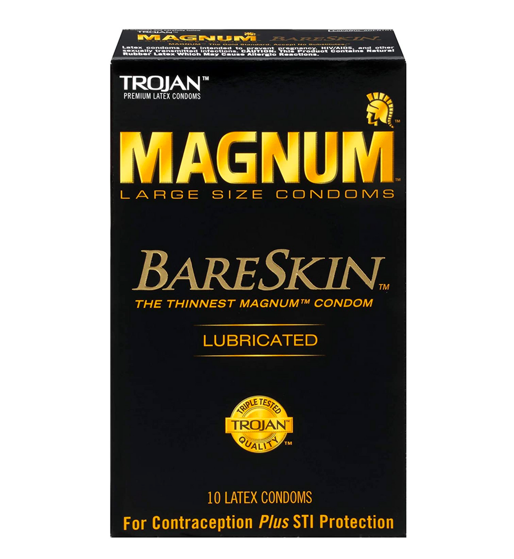 Condones Magnum Trojan Magnum Bareskin Large Size Condoms