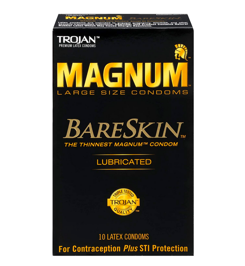 Trojan Magnum Bareskin Large Size Condoms
