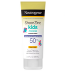 Neutrogena Sheer Zinc Kids Mineral Sunscreen SPF 50+