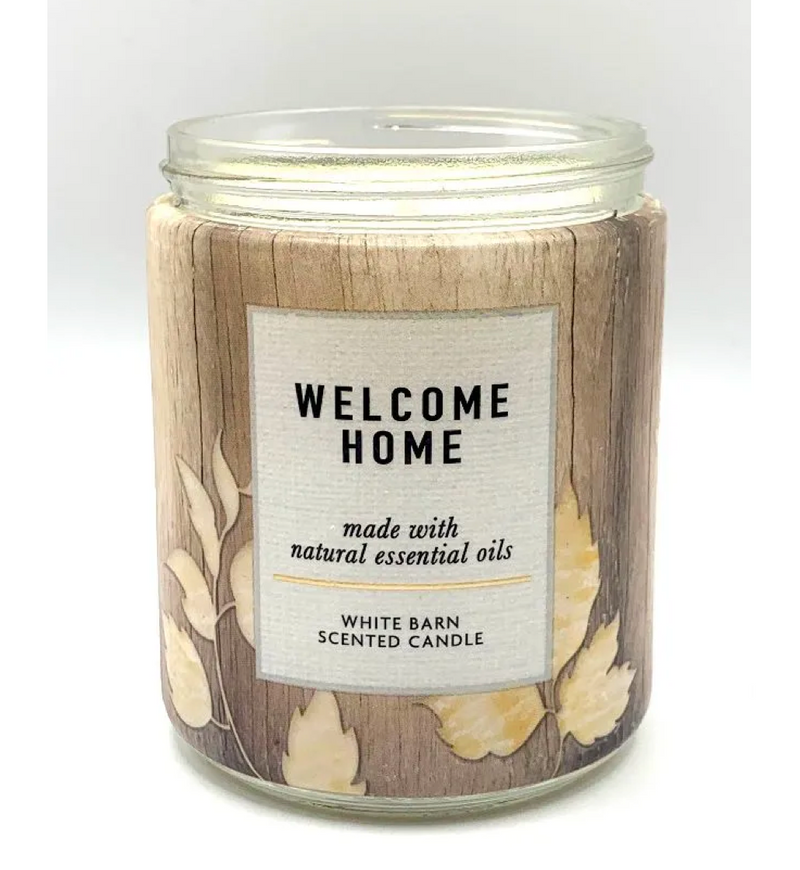 Bath & Body Works Welcome Home Single Wick Candle